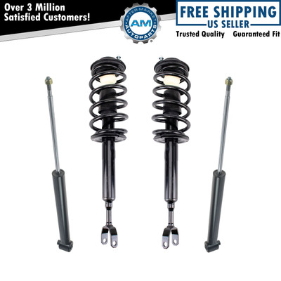 Front & Rear Complete Strut & Shock Kit Fits 2000-2004 Audi 2001-2005 Volkswagen-image