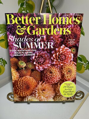 Better Homes & Gardens Magazine August 2017 Shades Of Summer-image