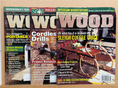 Wood Better Homes And Gardens  Magazine Lot Of 3 Nov. 1999  Dec. 1999  Winter 99-image