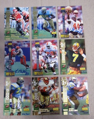 1994 Signature Rookies Football Autographs /5000 /7750 (Pick Choose Complete)-image