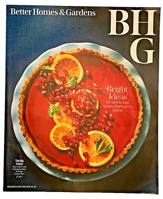 Better Homes & Gardens November 2022 Magazine BHG Vol. 100, number 11 - Thankful-image