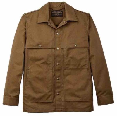 Filson Dry Tin Jac Shirt 20258678 MADE IN USA Sepia Dark Tan Khaki CC Jacket-image