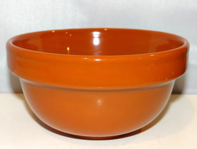 MAINSTAYS STACKABLES ORANGE Soup Salad Dessert Cereal Bowl Ceramic-image
