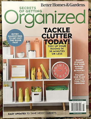 Better Homes & Gardens Secrets of Getting Organized Magazine 2023 Tackle Clutter-image