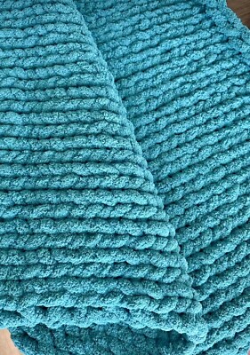Chunky Knit Blanket (handmade)-image