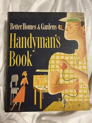 Vintage Better Homes & Gardens Handyman's Book 1957 MCM 50s Retro Kitschy-image