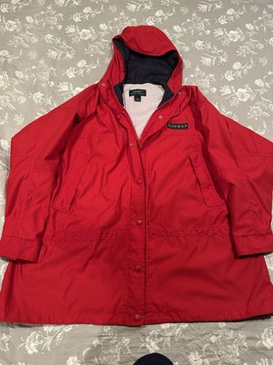 Vintage Ralph Lauren Sailing Jacket Rain Windbreaker Hooded Adult Large-image