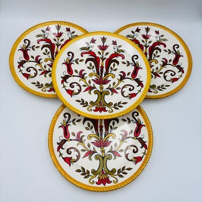 Pier 1 Imports Oralia Salad Plates Set of 4 Discontinued Earthenware-image