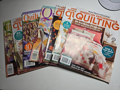 Better Homes & Gardens American Patchwork & Quilting Magazines Lot of 7-image