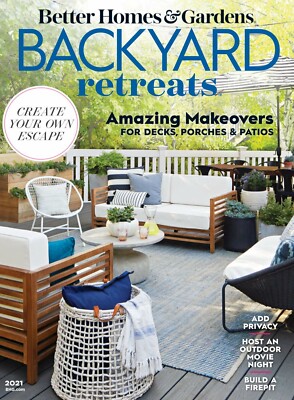 BETTER HOMES & GARDEN MAGAZINE SUMMER 2021 | BACKYARD RETREATS-image