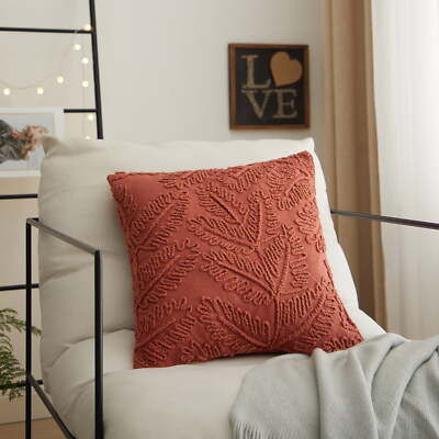 (2 pack) Mainstays Red Canyon Fern Pillow, 18