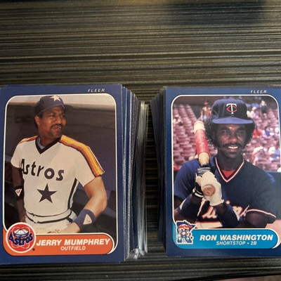 1986 fleer baseball complete your set (201-422) you pick-image