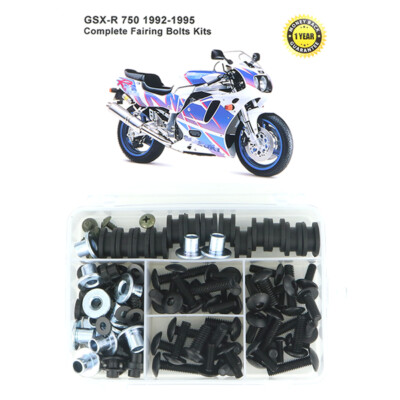 Complete Fairing Bolts Screws Fasteners Kit Fit For SUZUKI GSX-R 750 1992-1995-image