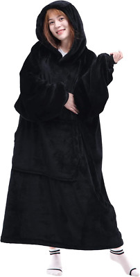 Wearable Blanket Sweatshirt Gifts for Women and Men, Warm and Cozy Giant Blanket-image