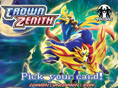 Crown Zenith Singles - TCG Commons, Holos, & Rares – Pick Your Card-image