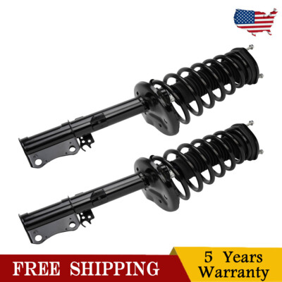 2pcs Complete Rear Shocks Struts w/ Spring Assembly For 1999-2003 Toyota Solara-image