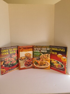 Vntg Cookbooks MCM Better Homes And Gardens Set Of Four -image