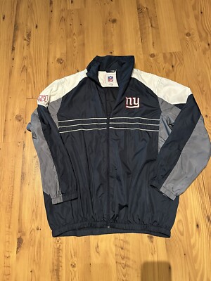 Vintage NFL Sports Illustrated NY Giants Wind Breaker Men's L-image