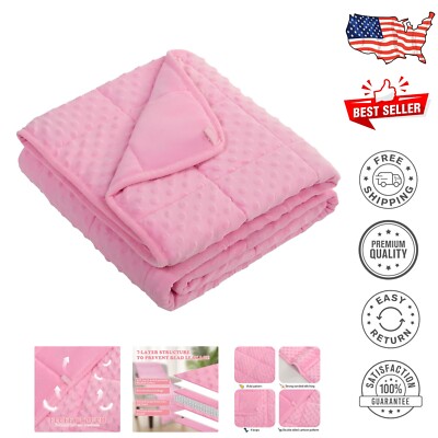 Modern 5 lbs Microfiber Weighted Blanket - Small Size, Gentle Hug Effect-image