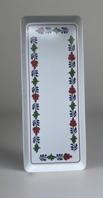 Design Imports Ltd. Made in Italy Providence R.I.  Melamine Trays Vintage Vtg-image