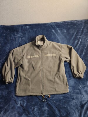Tru-Spec Polartec Gen III Fleece Jacket Mens Size Medium Full Zip Army Green USA-image