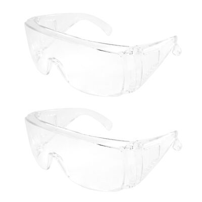 2 Birdz Eyewear Safety Glasses Fits Over Glasses Clear Lens Scratch Resistant-image