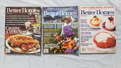 better homes and gardens magazine - lot of 3 from 1983-image