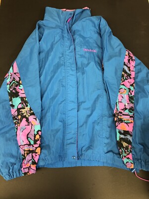 90s Reebok Windbreaker Vintage Rare Zip Up Streetwear Hip Hop Men Women Adult-image