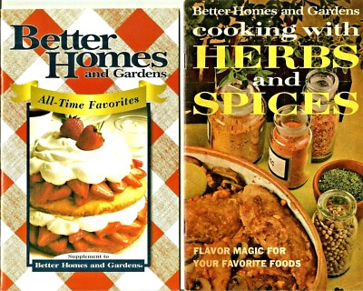 Vintage Set of 2 Better Homes and Gardens Supplement Cookbooks (Booklets)-image