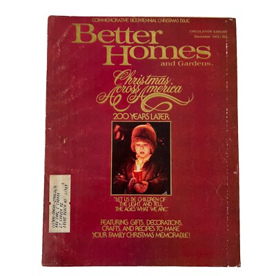 1975 Better Homes & Gardens Mag Commemorative Christmas Issue Brooke Shields Ad-image