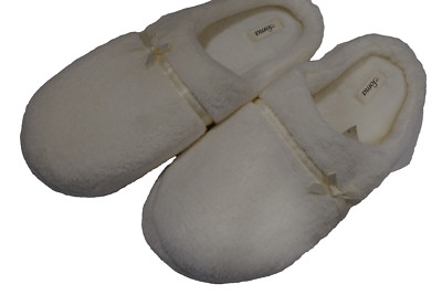 -WOMENS SOMA EMBRACEABLE PLUSH COZY FAUX-FUR SOFT SLIPPERS L 9-10-image