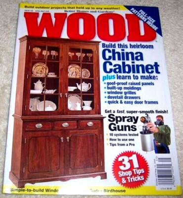 WOOD BY BETTER HOMES AND GARDENS APRIL/MAY 2006 ISSUE #169 -WOODWORKING MAGAZINE-image