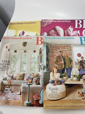 4 Better Homes and Gardens Magazines Jan - May 2023 Life In Color Jenny Marrs-image