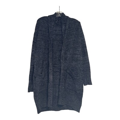 Barefoot Dreams CozyChic Cardigan Open Front Soft Knit Blue Sweater XS-image