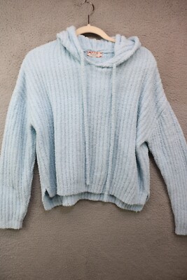 Altar'd State Intimates Women's Hooded Long Sleeve Lounge Top-Size Medium-Soft-image