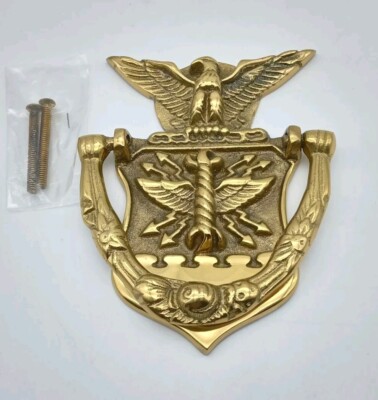 Solid Genuine Brass Decorative Door Knocker Ornate Eagle Design MSR Imports Inc-image
