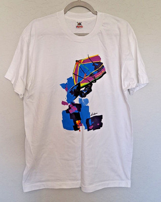 Vintage T-Shirt Size XL Single Stitch Made USA Fruit Loom Wind Surfing 80's NOS-image