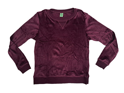 Honeydew Pajama Women Super Soft Fleece Sleep Shirt Long Sleeve Wildberry Small-image