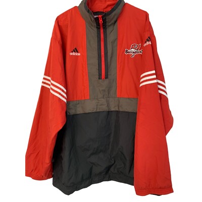 Rare VTG Adidas NFL Pro Line Tampa Bay Buccaneers Pullover Wind Breaker XL 7456-image