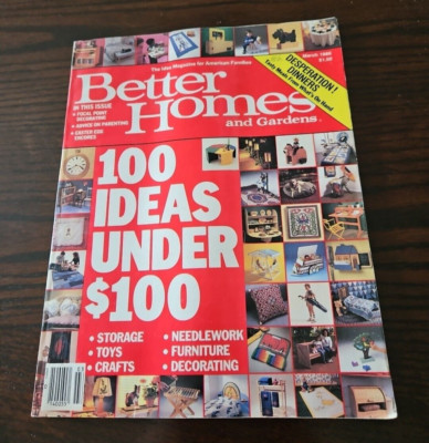100 IDEAS UNDER $100 Better Homes And Gardens March 1986-image