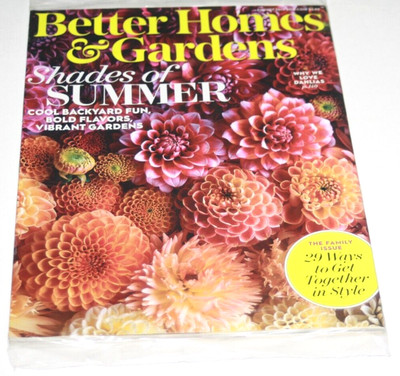 Better Homes and Gardens Magazine Shades of Summer August 2017 New Sealed-image
