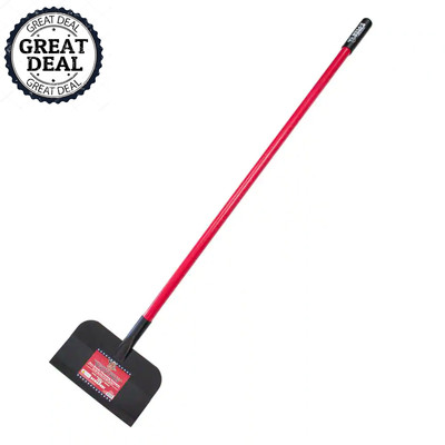 Big Bully 12 In. Flooring Scraper Durable Fiberglass Coated Rubber Grip Cleaning-image