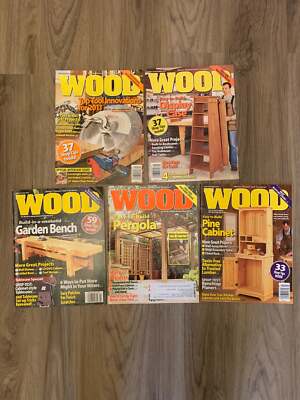 Better Homes and Garden Wood Magazines, 2010-2011 [lot of 5]-image