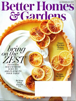 Better Homes & Gardens Magazine May 2020 Bring the Zest Add Flavor to your Table-image