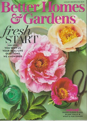 Better Homes & Gardens January 2020 Fresh Start (Magazine: Home and Garden)-image