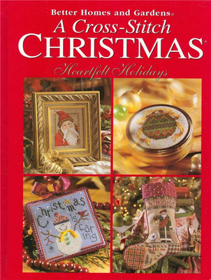 Better Homes &Gardens Cross Stitch Christmas HEARTFELT HOLIDAYS Book New-image