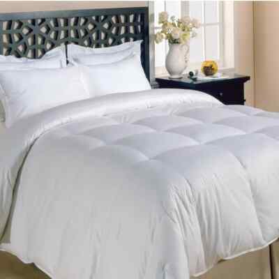 NEW! ~ COZY SOFT DOWN ALTERNATIVE FLUFFY FOR DUVET STUFFING WHITE COMFORTER-image
