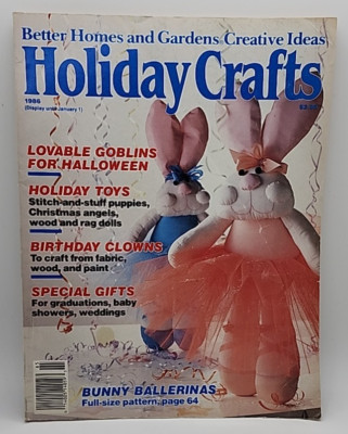 Better Homes & Gardens Creative Ideas Holiday Crafts 1986-image