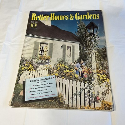 WWII ERA Better Homes & Gardens May 1941 HOME BUILDING DECORATING AUTO CIG ADS-image