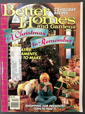 Vintage Better Homes  and Gardens April 1989 -image